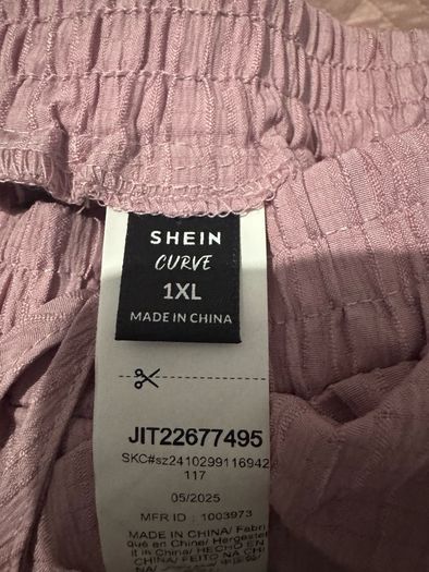Brand new Shein Curve loose fit summer pants size 1 X / UK20/22 Free post