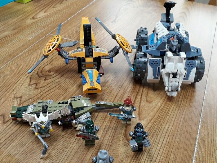 Lego Chimea vehicles and figures.