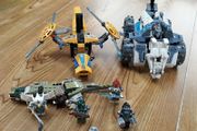 Lego Chimea vehicles and figures.