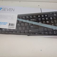 V7 USB Wired Keyboard and Mouse Combo (UK Layout)
