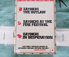 Zatoichi Box Set DVD Katsu Shintaro The Outlaw Fire Festival Desperation