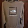 North face brown hoodie size medium Image 2