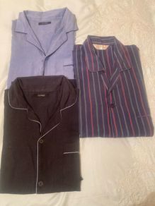 Vintage 80's/90's Mens Pyjama Tops x 3