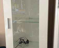 White display cabinet