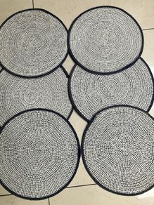 Never used 6 Helen James Considered Woven Round Place Mats
