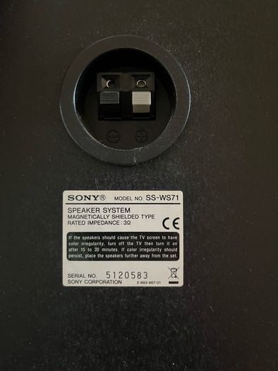 sony home cinema subwoofer