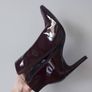 M&S ladies patent burgundy ankle boots (brand new) Image 4