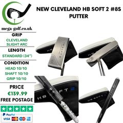 New Cleveland HB Soft 2 #8S Putter / 34