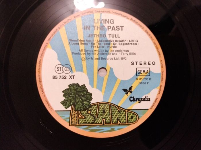 Jethro Tull''Living in the past''.2 Lp's.Original 1st.Press.P-72.Exc.cond