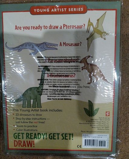 Dinosaur  related arts and crafts, jigsaw & activity sticker book