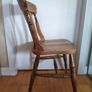 Set of 6 Solid Wooden Dining Chairs Image 3