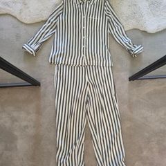 Francis Brennan Satin  grey Pyjama set S