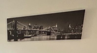 Black & White New York City Canvas Wall Art