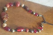 Vintage bright necklace.