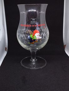 Brasserie D'Achouffe : Tulip Shaped Belgian Beer Glass