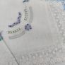 A Pair of Boxed Mid Century Estonia Opal Laced Hankerchiefs Image 10