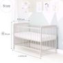 2 Grey Starlight Cots by Baby Elegance Image 5
