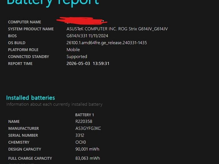 Asus Rog Strix G16 Gamimg Laptop