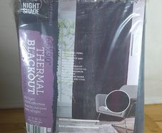 Night Shade Luxe Velvet Purple Thermal Blackout Eyelet Curtains 66x90 Pair New