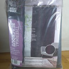 Night Shade Luxe Velvet Purple Thermal Blackout Eyelet Curtains 66x90 Pair New
