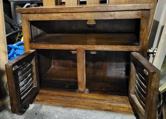 wooden unit