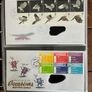 Collection of  87 UK First Day Cover stamps 2003 to 2006 in album Image 3