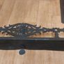 Vintage Metal Home Sweet Home Fire Fender Image 2