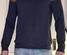 Navy and Red Springfield Jumper