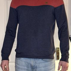 Navy and Red Springfield Jumper
