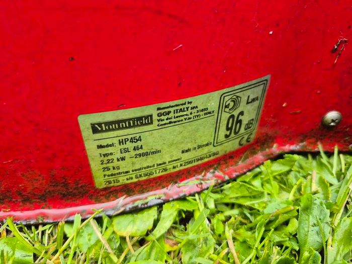 mountfield hp454 lawnmower