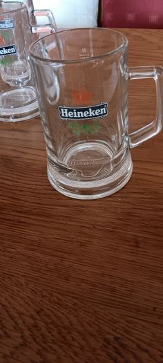 Set of 5 Heineken Tankards