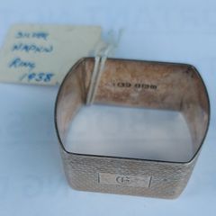 Sterling silver Napkin Ring 1938