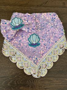 dog bandana & bow set