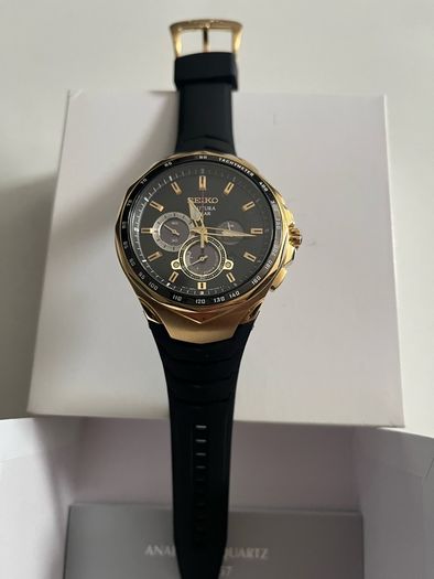 seiko coutura solar powered watch brand new