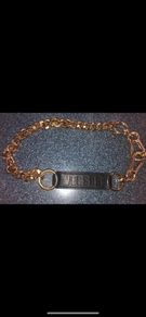 Versace versus key ring gold chain