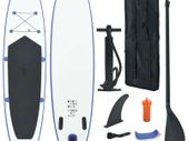 Inflatable Stand Up Paddleboard Set Blue and White