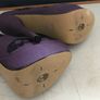 Pre-loved 'Iron Fist' Purple/Black Sequins Platform Stiletto Shoes Image 4