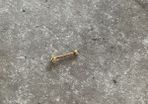 Maria Tash diamond earring yellow gold