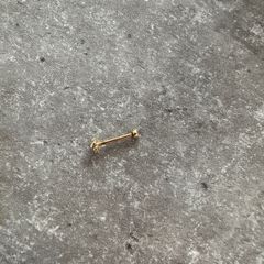 Maria Tash diamond earring yellow gold