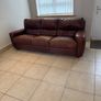 Brown Sofitalia Italian Top grade leather  3 seater sofa. Image 6