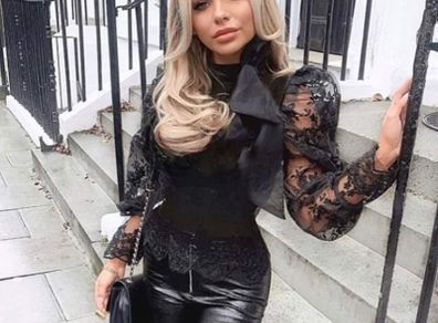 2 X Black lace blouse size 10