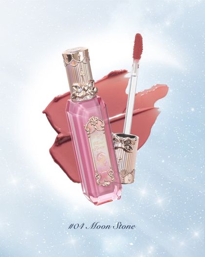 Flower Knows Moonlight Mermaid Collection Jewelry Lip Gloss in GE04 Moon Stone