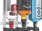 Barbarian Optics for Home Bar 3/4/6 Bottle - Bar Butler Shot Measure Bracket Alcohol Spirits Wine Upside Down Drink Dispenser Home bar Garage Man cave