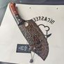 Forged Cleaver Knife with Skull Engraving The Ultimate Blend of Power Image 7