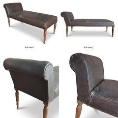 Antique Victorian/Edwardian Chaise Longue / Daybed (Project Piece)