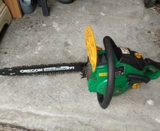 Gardenline GLPC 430 Oregon Double Guard Petrol Chainsaw Model 1E41F, not tested, in very good cosmetic condition