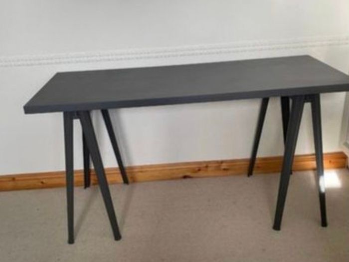Grey Ikea Desk