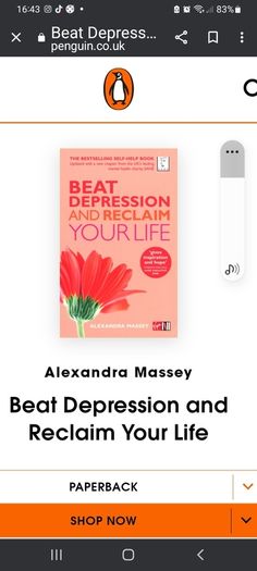 Beat Depression and Reclaim Your Life by Alexandra Massey