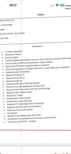 Volvo 500 construction spec