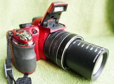 Fujifilm Finepix S4300 Digital Bridge Camera 14MP + 16GB SD Card, works well